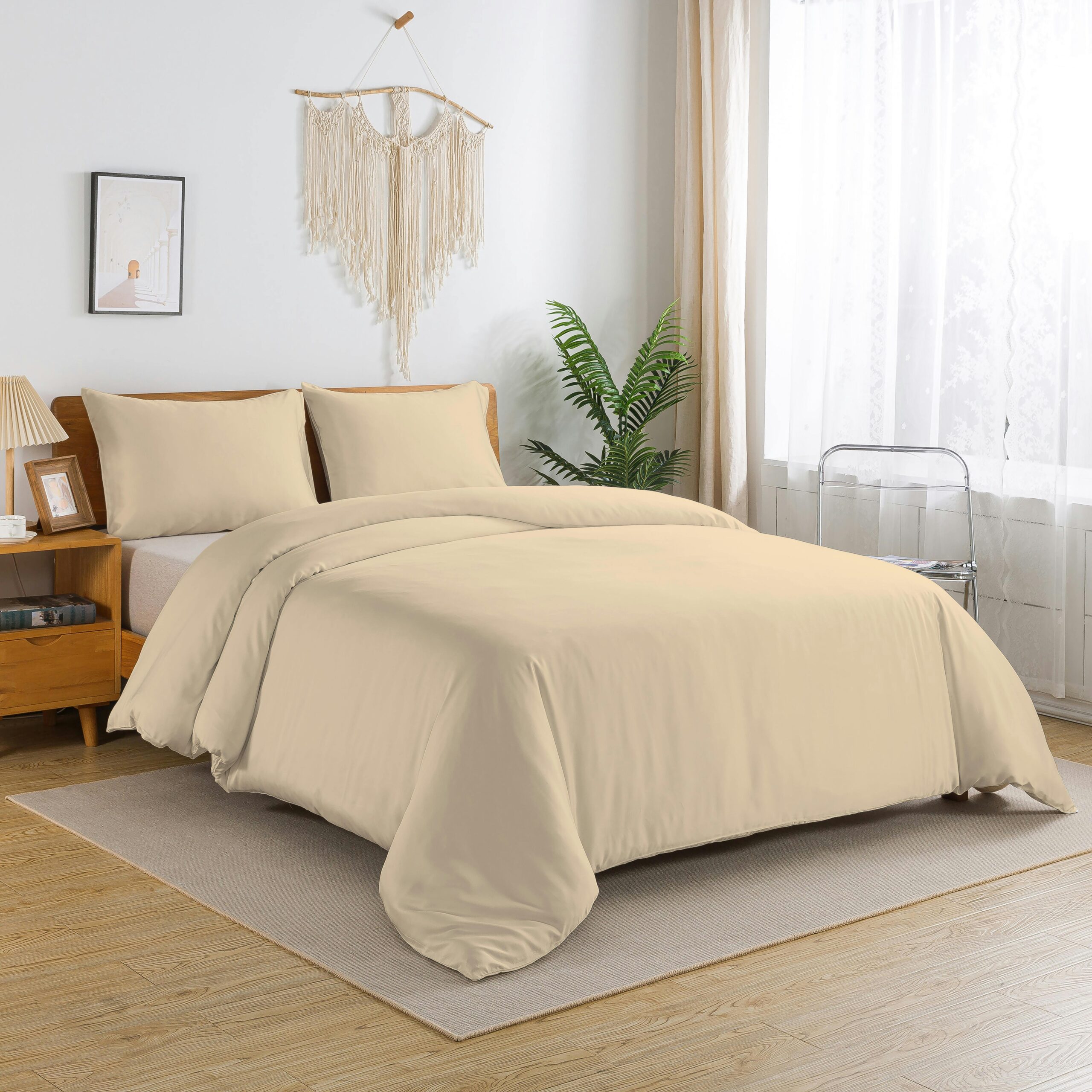 pexels-aftabmirza-30761844 Cream Serenity Comfort Bed Set